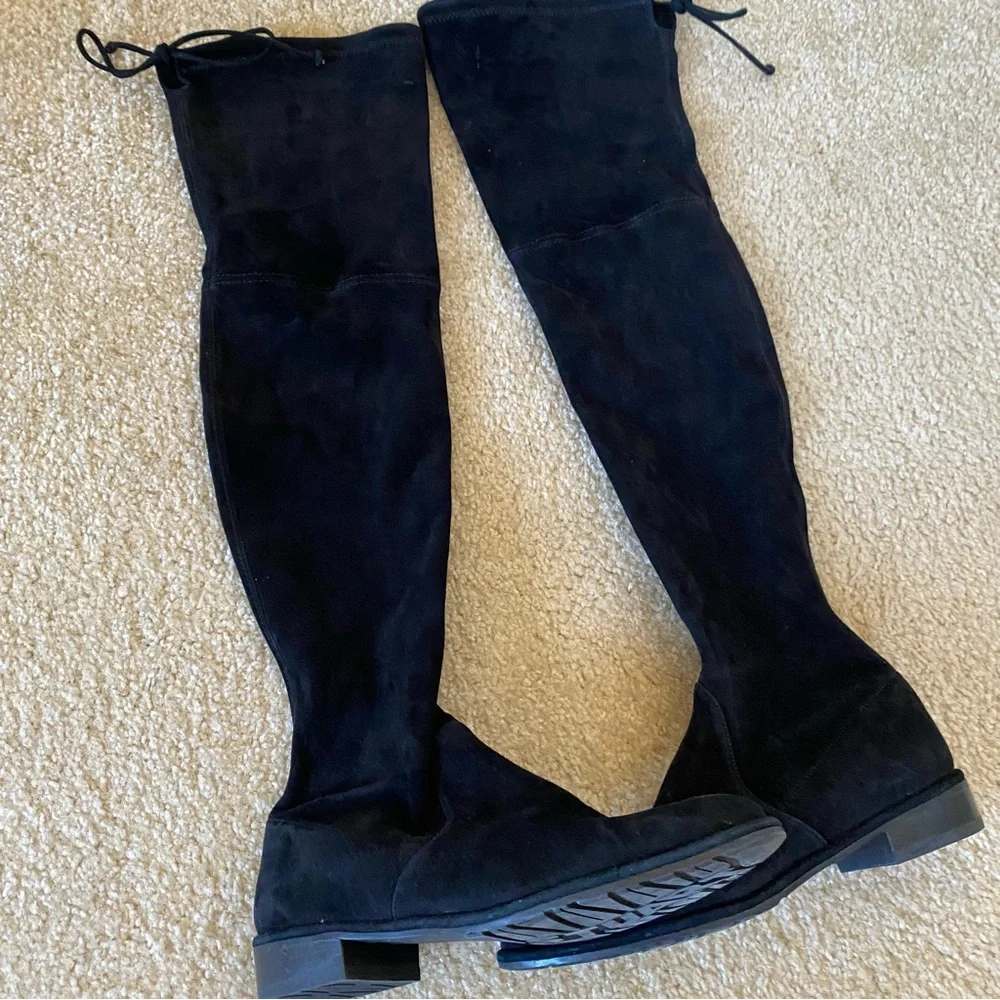 Stuart Weitzman Lowland Over the Knee Suede Boots